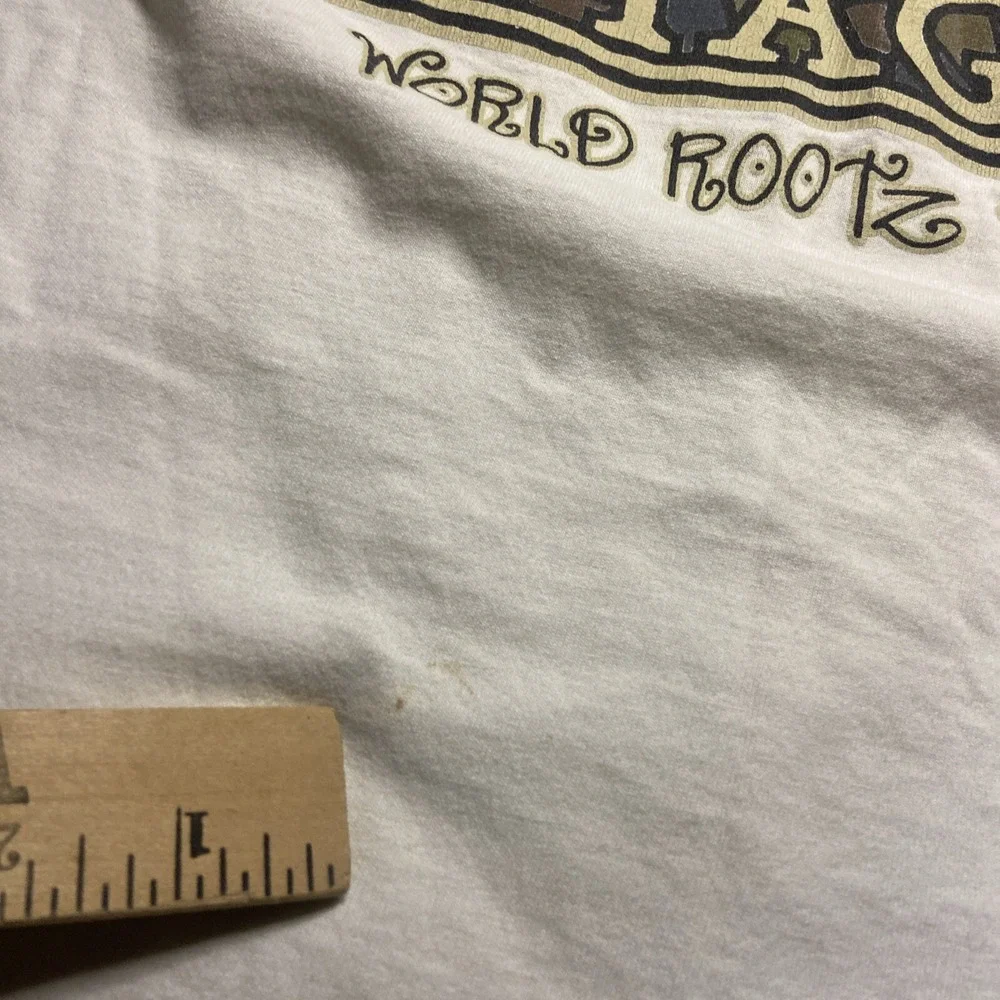 Vintage Yaga Shirt Single Stitch Mens M 90s Rasta Surf Skate Hippie USA